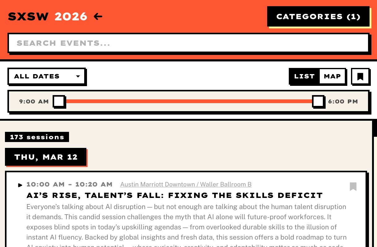 SXSW Tech Events: A Side Quest